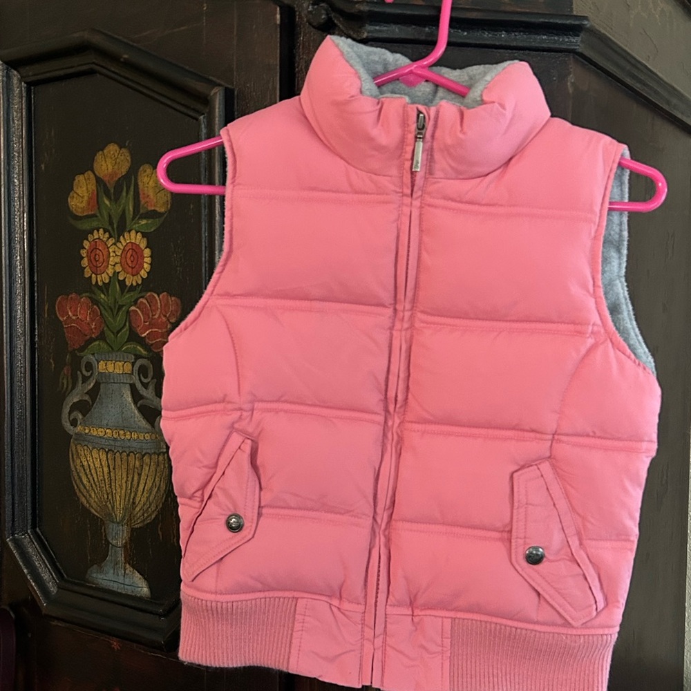 Gap winter vest  Girls; Pink; size XL/12